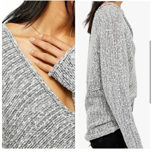 COPY - Free People Marled Knit Sweater - Picture 4 of 10